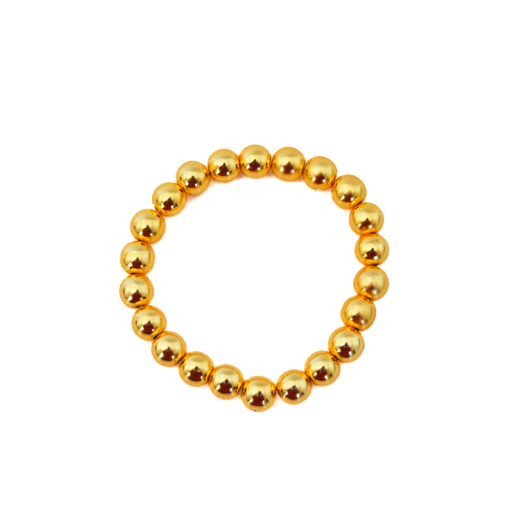 The Goldie- 8mm - Coco's Beads and Co