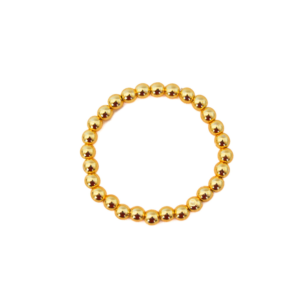 The Goldie- 6mm - Coco's Beads and Co
